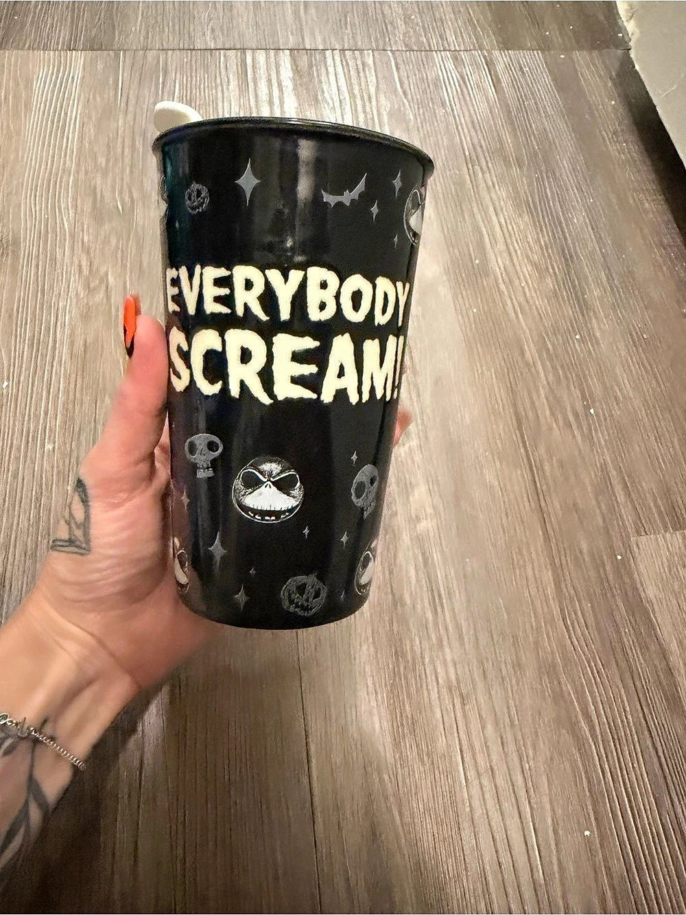 Zak Designs Disney Nightmare Before Christmas Everybody Scream Ceramic Travel